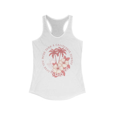 Wallen California Sunset Racerback Tank - Sunlit Funlit Country Music Tees